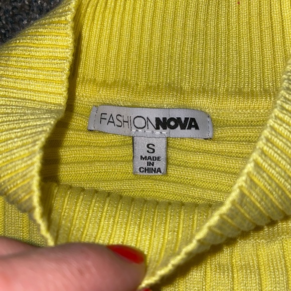 FN Ribbed Top - Yellow - Picture 11 of 12